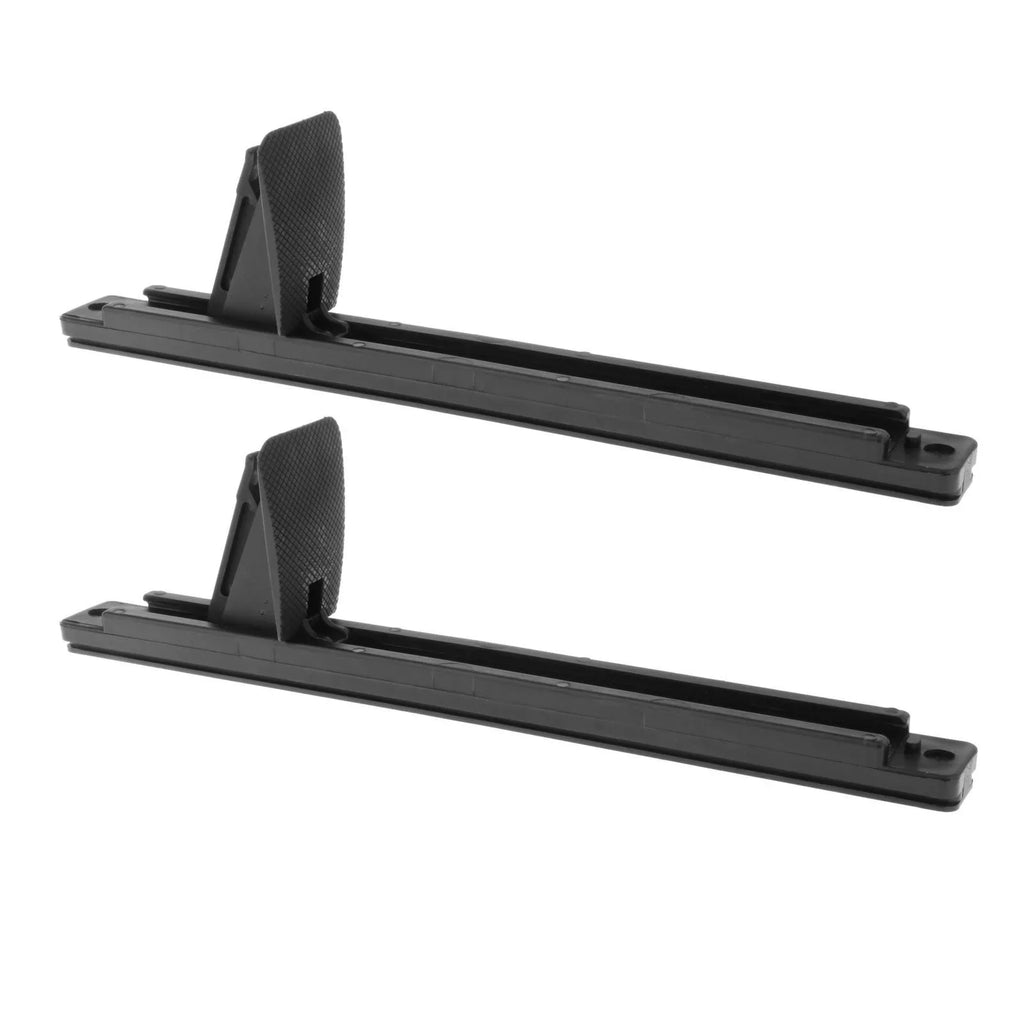 Kayak Foot Pegs 15 Inches Kayak Accessories Black Finish Replacement Pedals