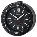 Seiko Mai Alarm Clock, Black, Analog, Quartz, QHE184KLH