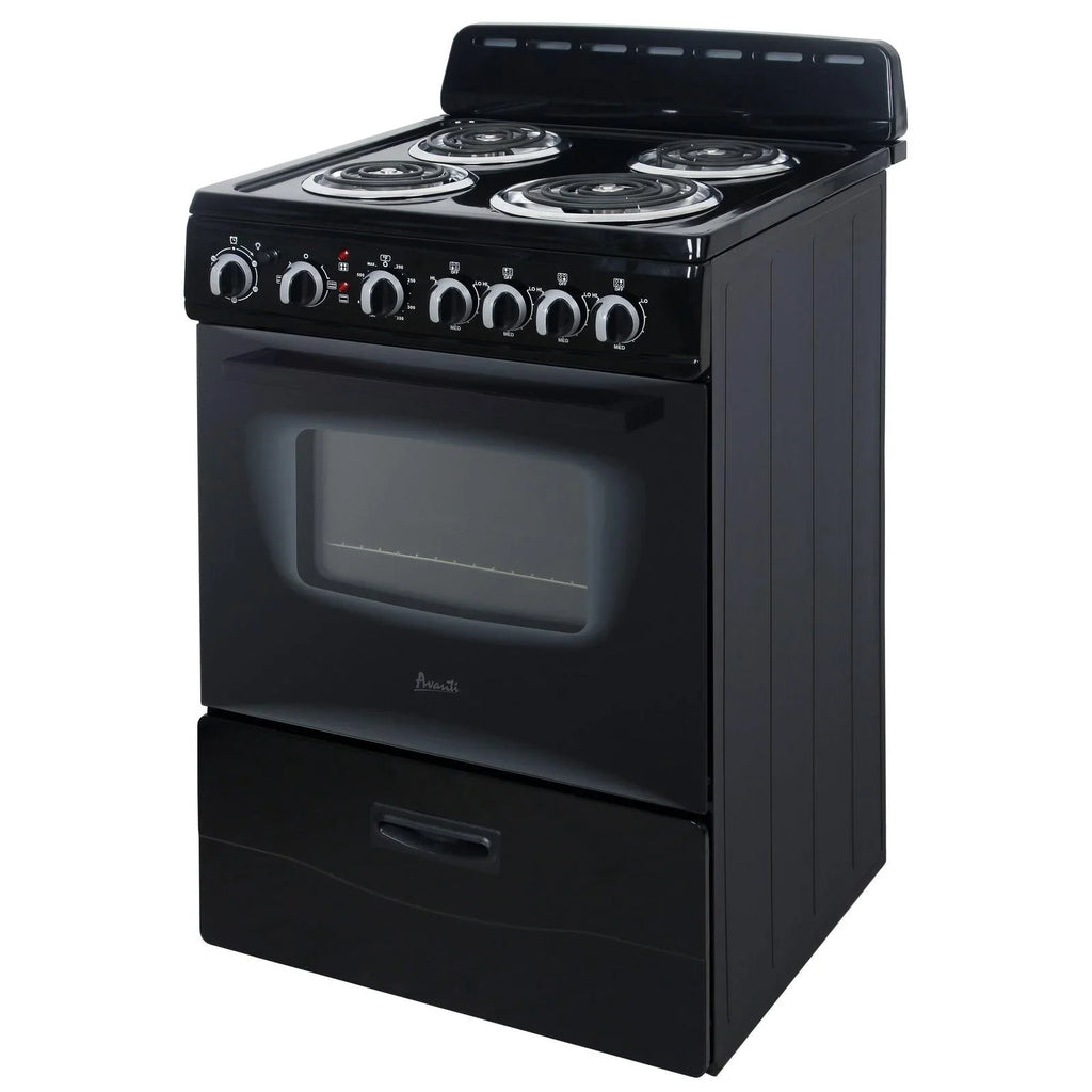 Avanti ERU240P0W 24 Inch Electric Freestanding Range - White