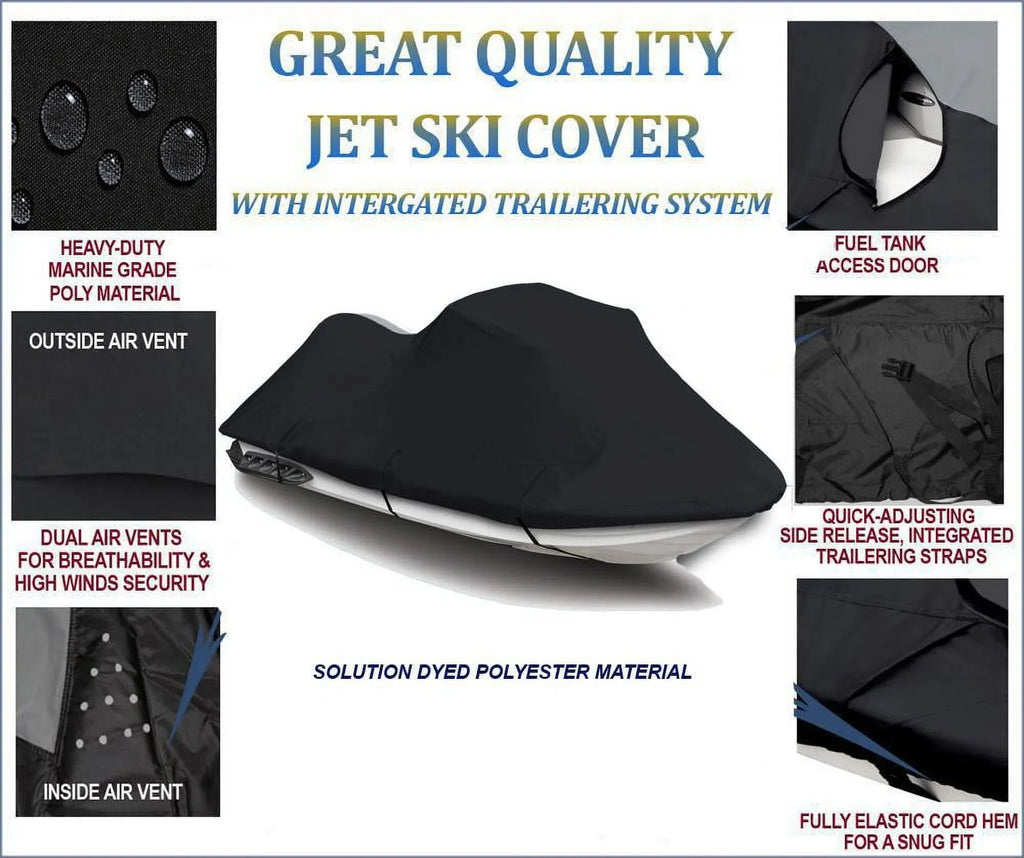 BLACK Jet Ski PWC shield appropriate for Yamaha WaveRunner XL 700 XL700 1999 2000 2001 2002 2003 2004 TOP OF THE LINE