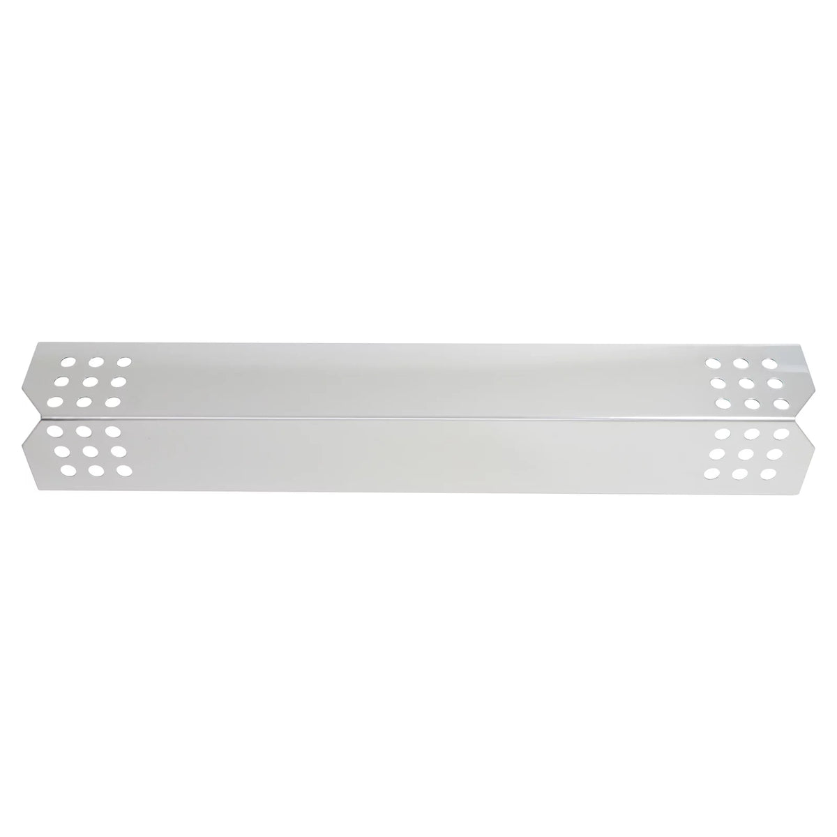 2-Pack BBQ Grill Heat Shield Plate Tent Replacement Parts for Kitchenaid 720-0727 - appropriate Barbeque Stainless Steel Flame Tamer, Flavorizer Bar, Vaporizer Bar, Burner protector 16 1/8"