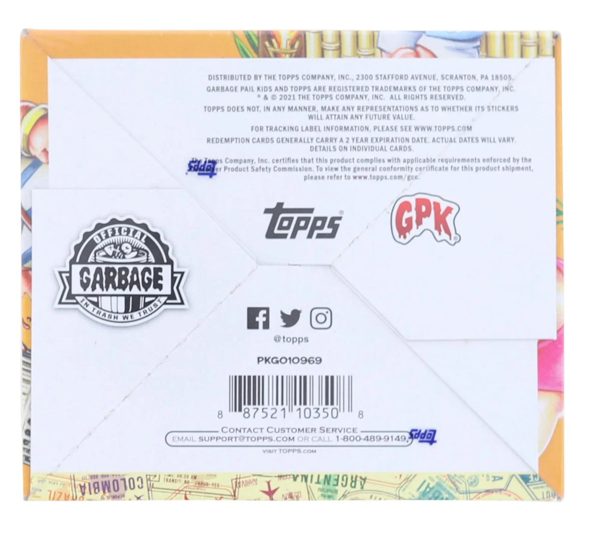 Garbage Pail Kids Go On Vacation 2021 Topps Hobby Box | 24 Packs