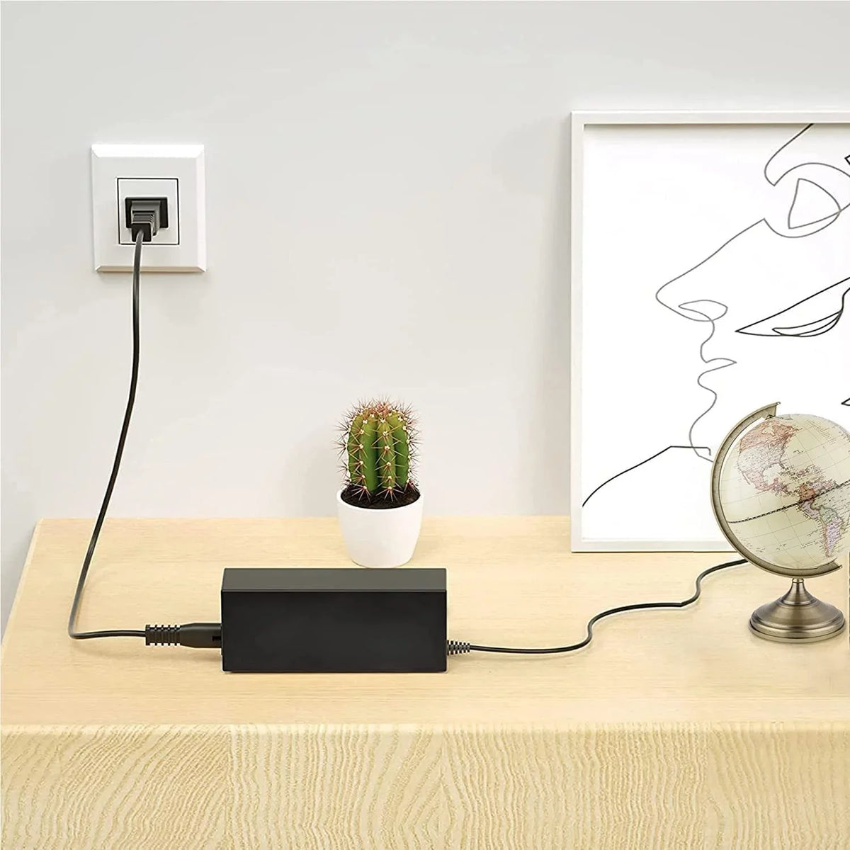 Guy-Tech AC / DC Adapter appropriate with  Vostro 14 3000 3459 14-3459 14" LED Laptop Notebook PC Power Supply Cord Cable