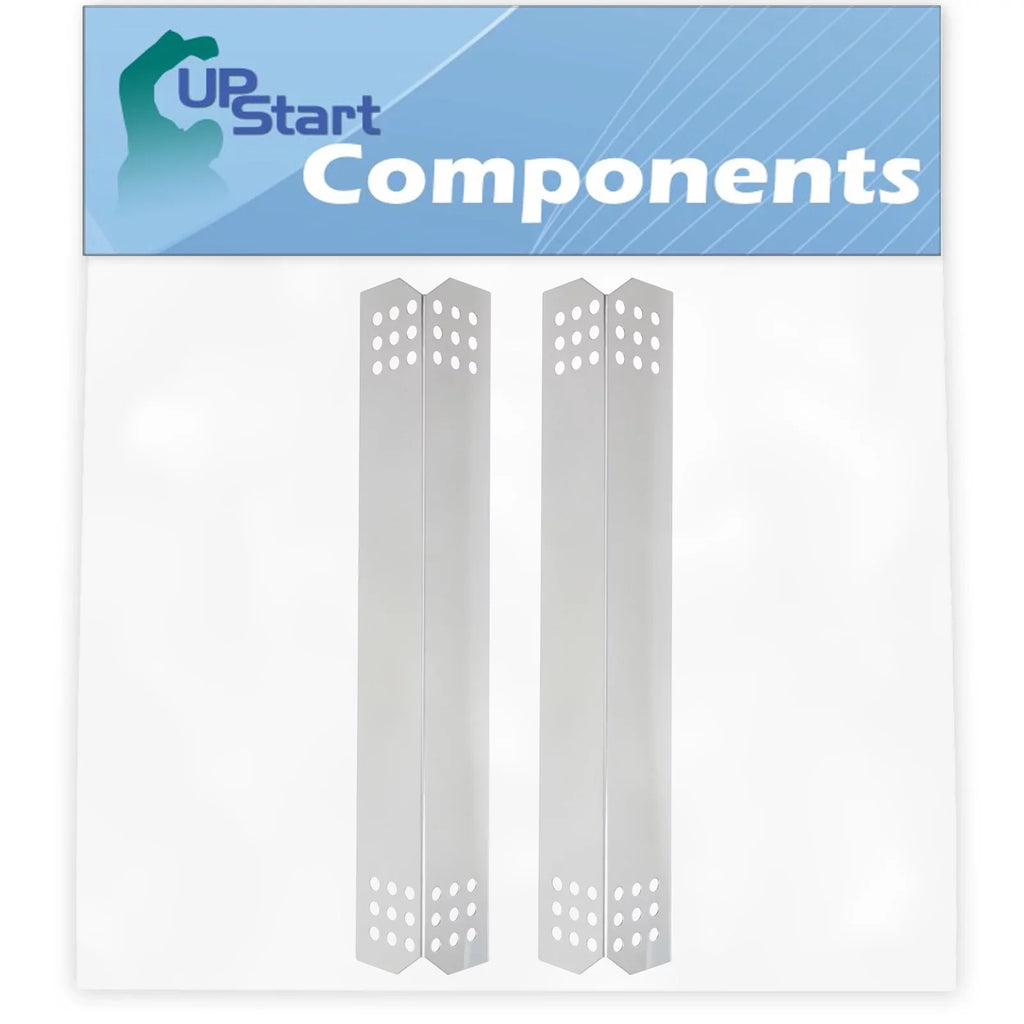 2-Pack BBQ Grill Heat Shield Plate Tent Replacement Parts for Nex 720-0336D - appropriate Barbeque Stainless Steel Flame Tamer, Guard, Deflector, Flavorizer Bar, Vaporizer Bar, Burner protector 16 1/8"