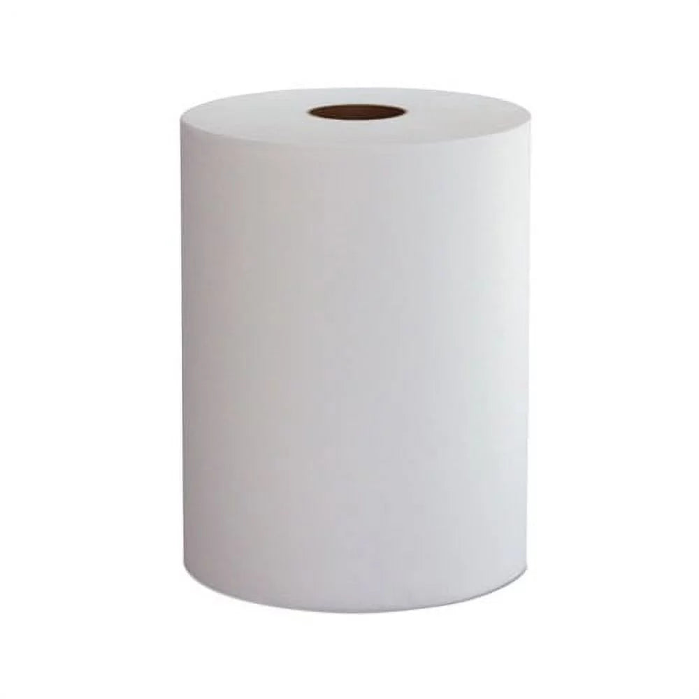 MORCON TISSUE 10 Inch Roll Towels 1-Ply, 10" x 800 ft, White, 6 Rolls/Carton
