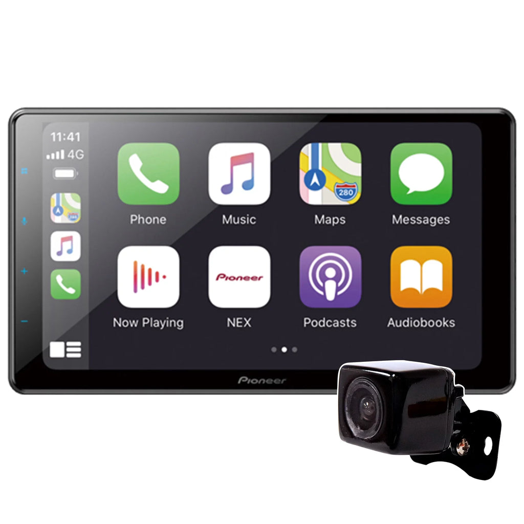 New Pioneer DMH-WC6600NEX 1-DIN 9" Modular Digital Media Receiver & Backup Camera