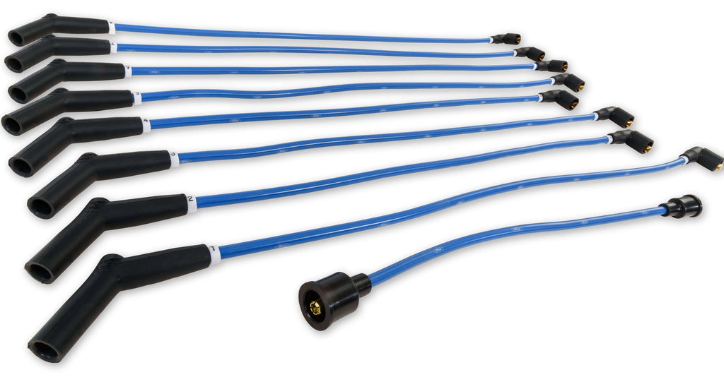 Scott Drake C5OZ-12259-BL8 289-302 8mm  Logo Ignition Wires