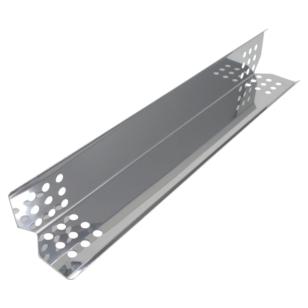 2-Pack BBQ Grill Heat Shield Plate Tent Replacement Parts for Kitchenaid 720-0727 - appropriate Barbeque Stainless Steel Flame Tamer, Flavorizer Bar, Vaporizer Bar, Burner protector 16 1/8"